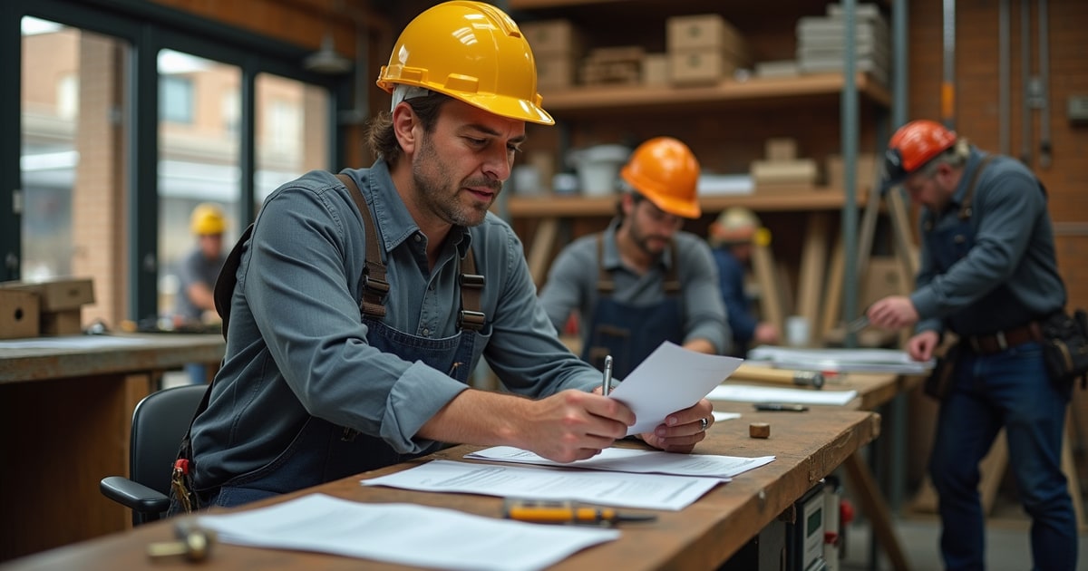 Conceptual editorial image for “August construction spending ticked up, but Census says the top-line gain is uncertain.”